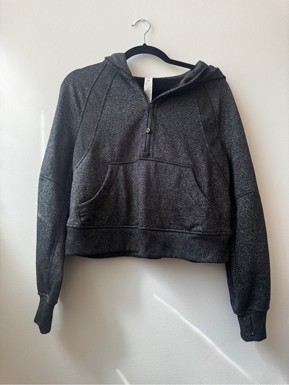 Lululemon Scuba Oversized Half-Zip Hoodie Sparkle - Picture 2 of 6